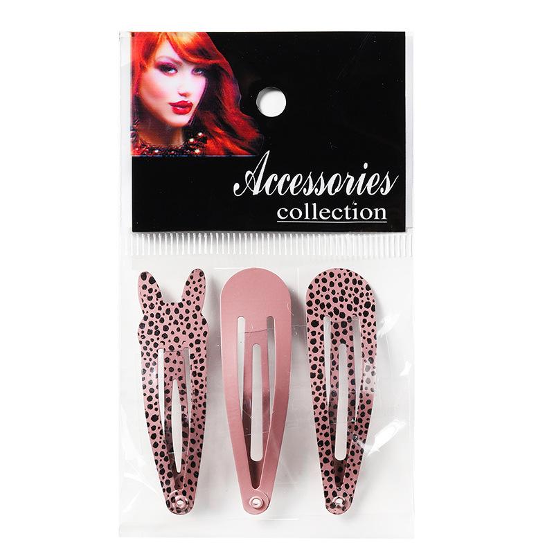 3pcs Cute Seamless Hair Clip for Women Metal Bangs Side Clips Beauty Hair Accessories Set Edge Hairpin Clip Makeup Hair Tools