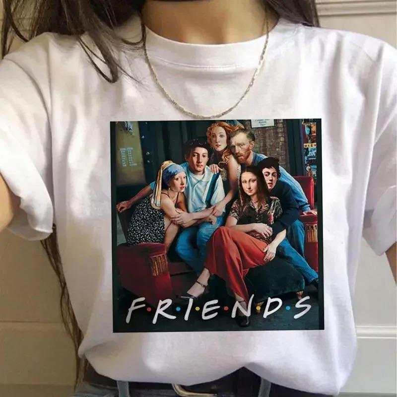 Artistic Van Gogh Paintings Graphic T Shirt With Classic Art Quotes Creative Designs Stylish Casual Short Sleeve Tee For Daily