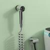 Grey/White Toilet Bidet Faucet Set Wall-mounted Sprayer Shower Faucet Nozzle Bathroom Toilet Flusher Bathe Clean Washer Tap