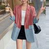 ZANZEA Cárdigan Blazer Casual de Manga Larga con Solapa de Pico para Mujer