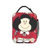 Bolsa de Almuerzo Térmica Aislada de Dibujos Animados de Mafalda para la Escuela Bolsas Contenedoras de Comida Portátiles Lindas Fiambreras Refrigeradoras Térmicas