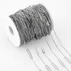 No Fade 2Meters 1Meter Stainless Steels Embossed Eye Chains Jewelry Making DIY Fashion Necklace Bracelet Accessories Ball Chain