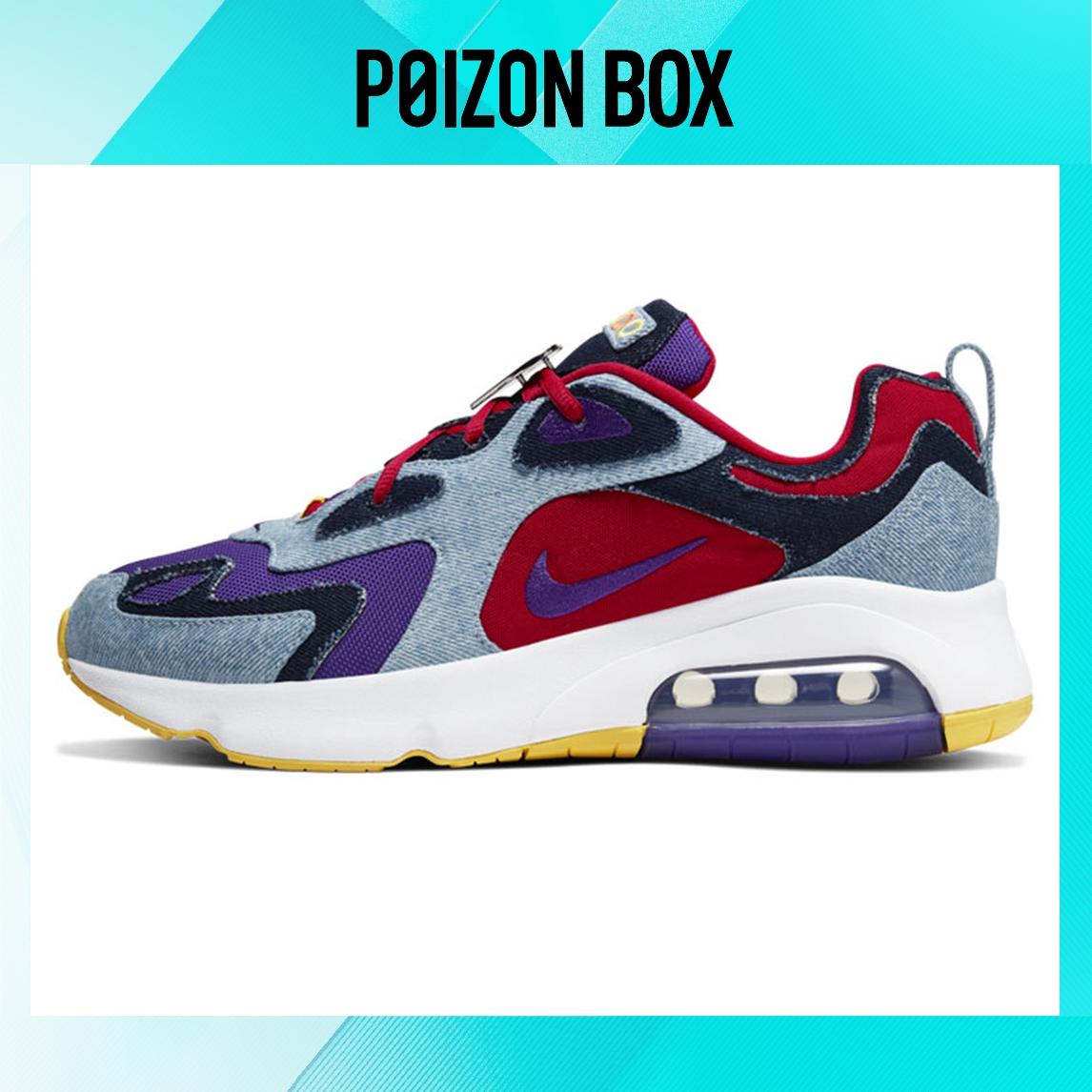 

Unisex Nike Air Max 200 Running shoes Voltage Purple/University Red