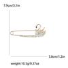 Trendy Rhinestone Five Pointed Star Brooches for Women Unisex Pearl Flower Pins Office Party Friend Gifts Jewelry Accessories