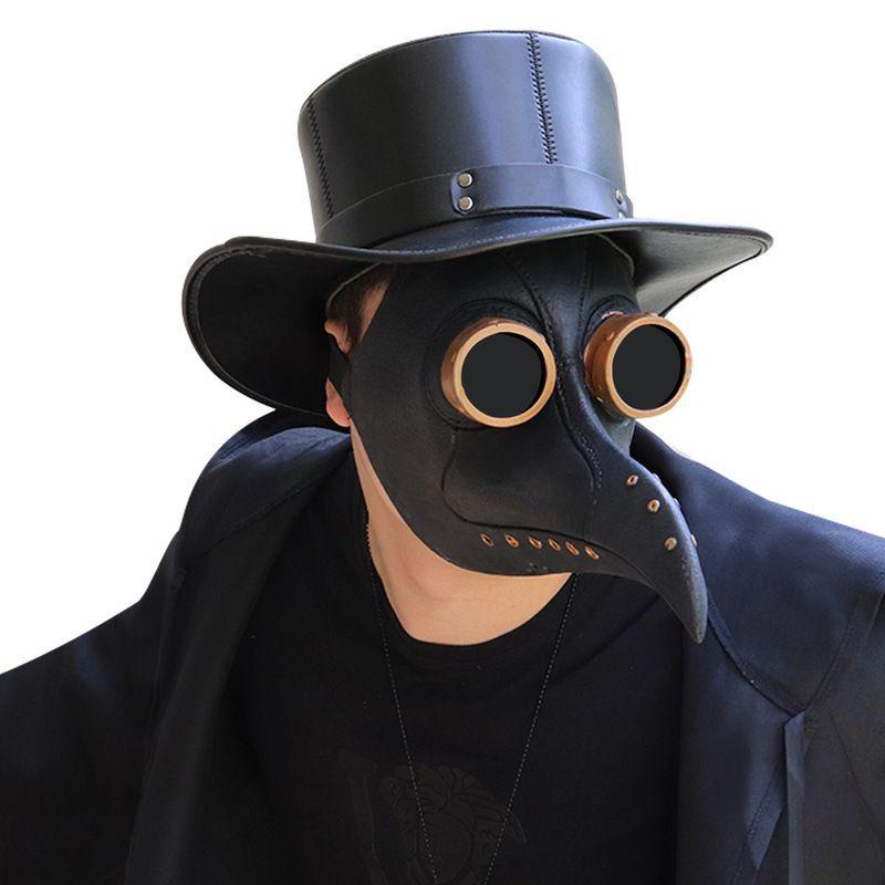 Intricately Designed Plague Doctor Bird Mask Perfect For Steampunk Halloween Costume