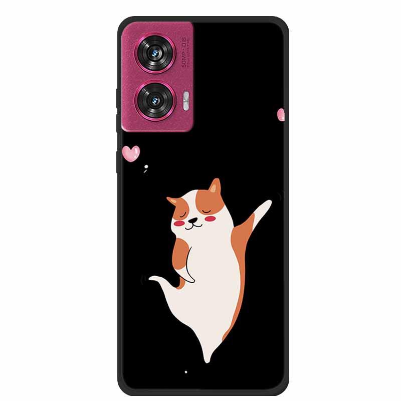 MOTO EDGE 50 Fusion Simple Letter TPU Soft Case: Personalized Color Design