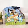 Merry Bluey Christmas! Blanket Comfortable Suitable for Sofa Office Chair Office All-Season Use Warmthful Decor