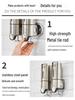 Wall-Mounted Stainless Steel Manual Soap Dispenser for Bathroom