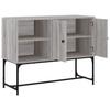 Sideboard In Grey Sonoma 100 X 40 X 79.5 Cm Engineered Wood
