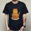 Neues Sommer-Mode-T-Shirt Kawaii Harajuku Anime Katze T-Shirt Herren O-Ausschnitt Kurzarm-T-Shirt Japanisches Sommer-Kurzarm-T-Shirt