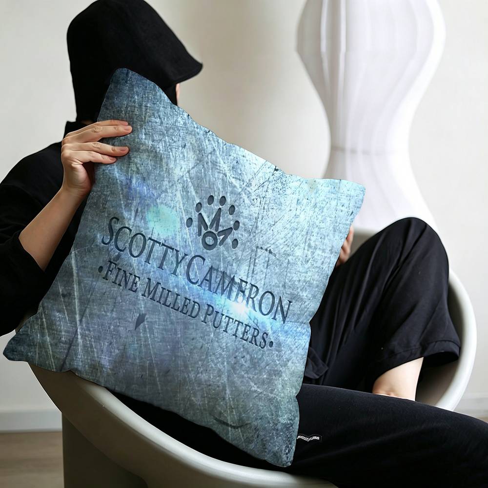 Golf S-Scotty C-Camerons Pillow Cushion Cover Pillowcase Living Room Sofa Home Decor Customized