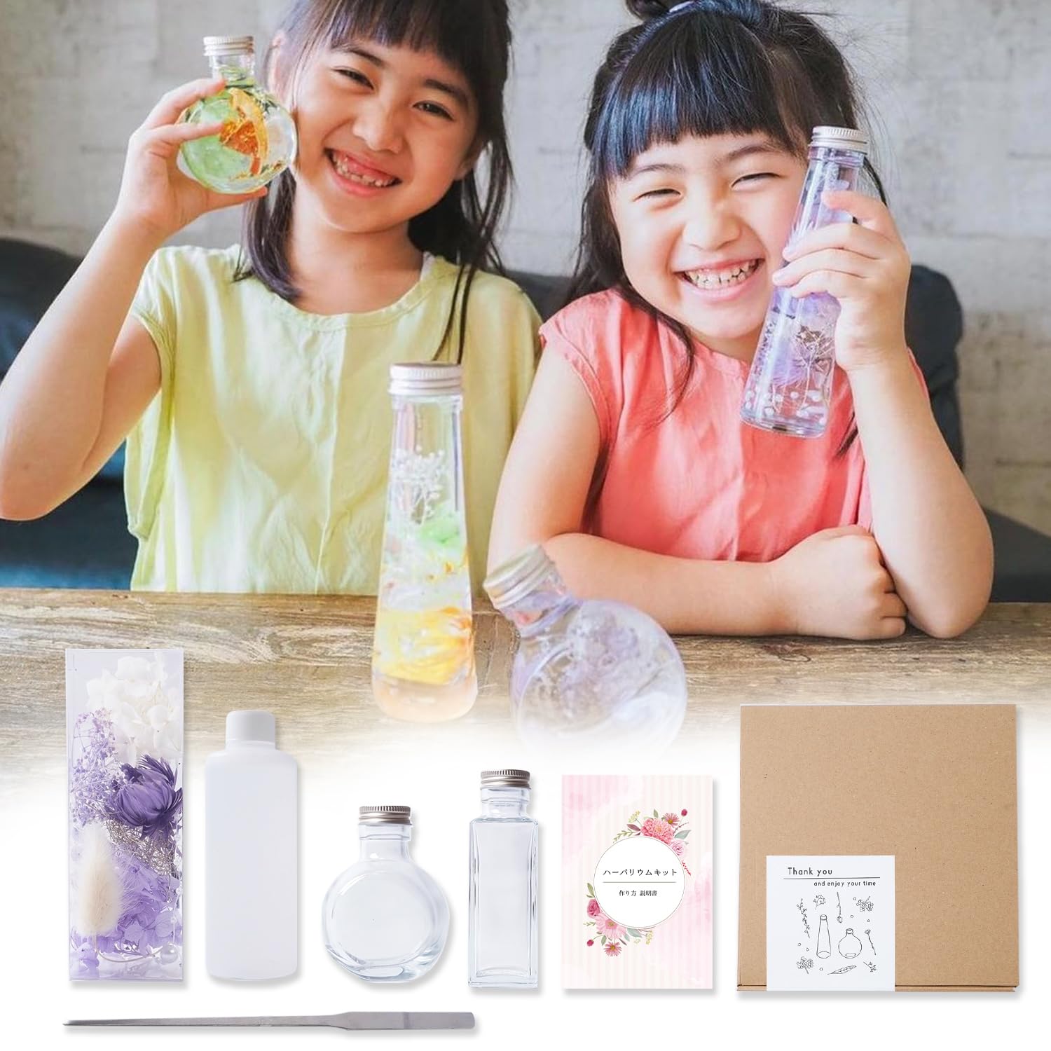 

MULCOL Herbarium DIY Kit with Flower Materials, Ideal for Independent Research and Crafts, Summer Vacation (Purple)