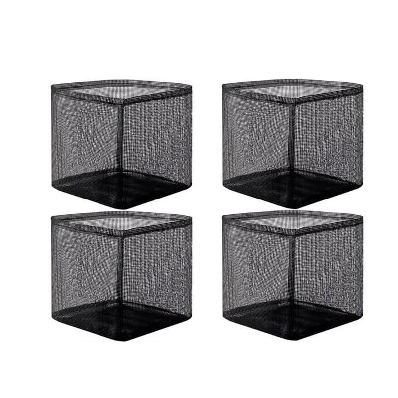 

4 шт. Мешки для посадки водных растений 7 дюймов Многоразовые сетчатые горшки для водных растений - Дышащие квадратные горшки для болотных и наземных растений one size