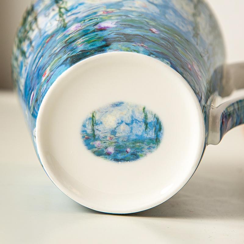 Bone China Mug Light Luxury Afternoon Tea Cup European Style Couple Coffee Mug Office Bone China Cup Exquisite