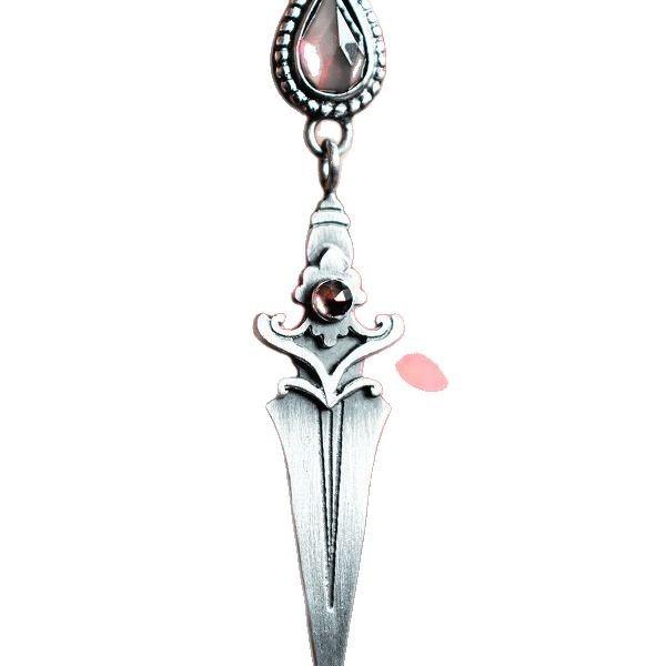 Female Fashion Versatile Retro Dagger Tassel Earrings