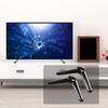 TV09 Television Base Stand Quick Install Customizable Height and Viewing for Home and Offices Television Display