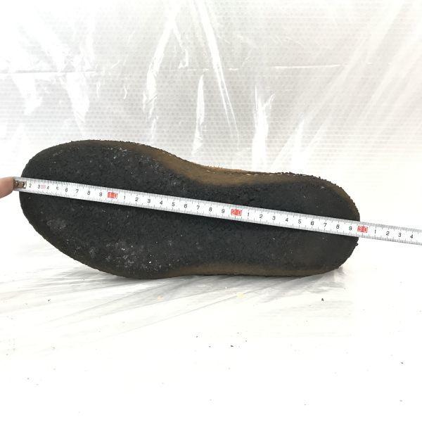 Punto Pigro Crepe Sole Leather Suede Boots 41 25.5-26.0 Brown Desert Boots Shoes