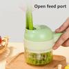 Multifunctional Handheld Electric Vegetable Slicer 4 In 1 Fruit Carrot Potato Chopper Cutting Machine USB Charging Potato Masher