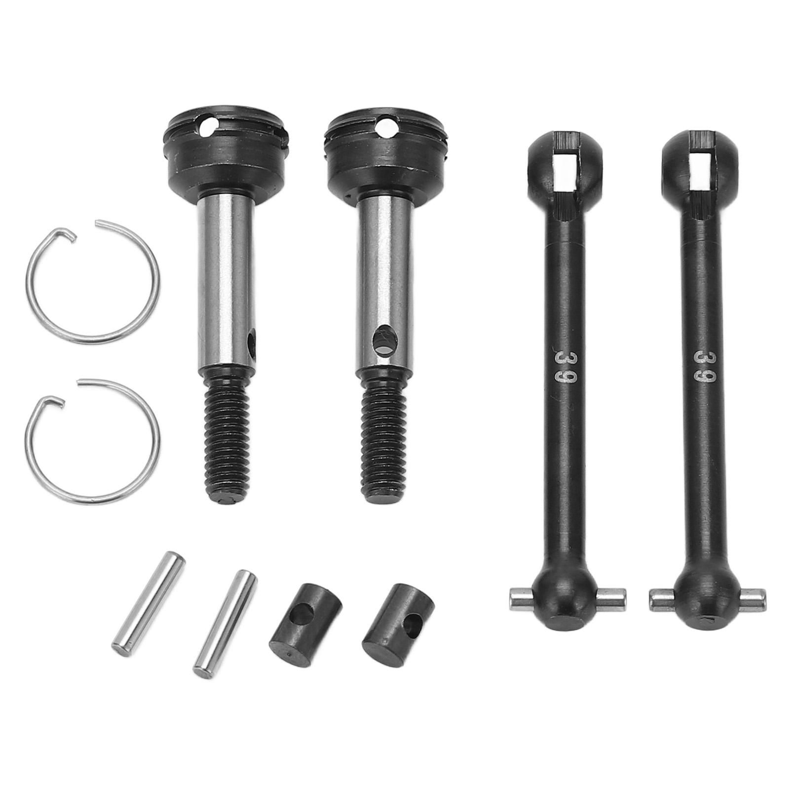 

39mm1.54in Black Silver Rear CVD Drive Shaft Set Universal Iron Drive Shaft RC Car Accessories for