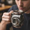 Resin Turbocharger Mug Comfortable Grip Coffee Mug Unique 3D Engine Cup  Cold and Hot Drinks