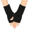 Soft Fingerless Gloves Knitted Crochet Warm Knit Mittens Fashion Winter Warm Gloves  Cold Weather