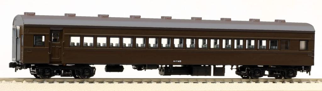 Tenshodo HO Gauge SuHaFu 43 Type Grape Color 2 57064 Railway Model Passenger Car No.