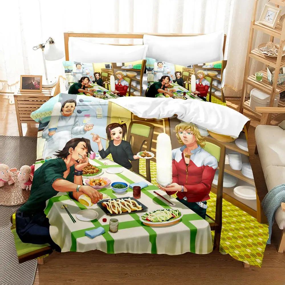 Fashion New 3D Printing Tiger & Bunny Bedding Set Cartoon Anime three-piece set Adult Kid Bedroom Duvet cover Sets Home Textiles