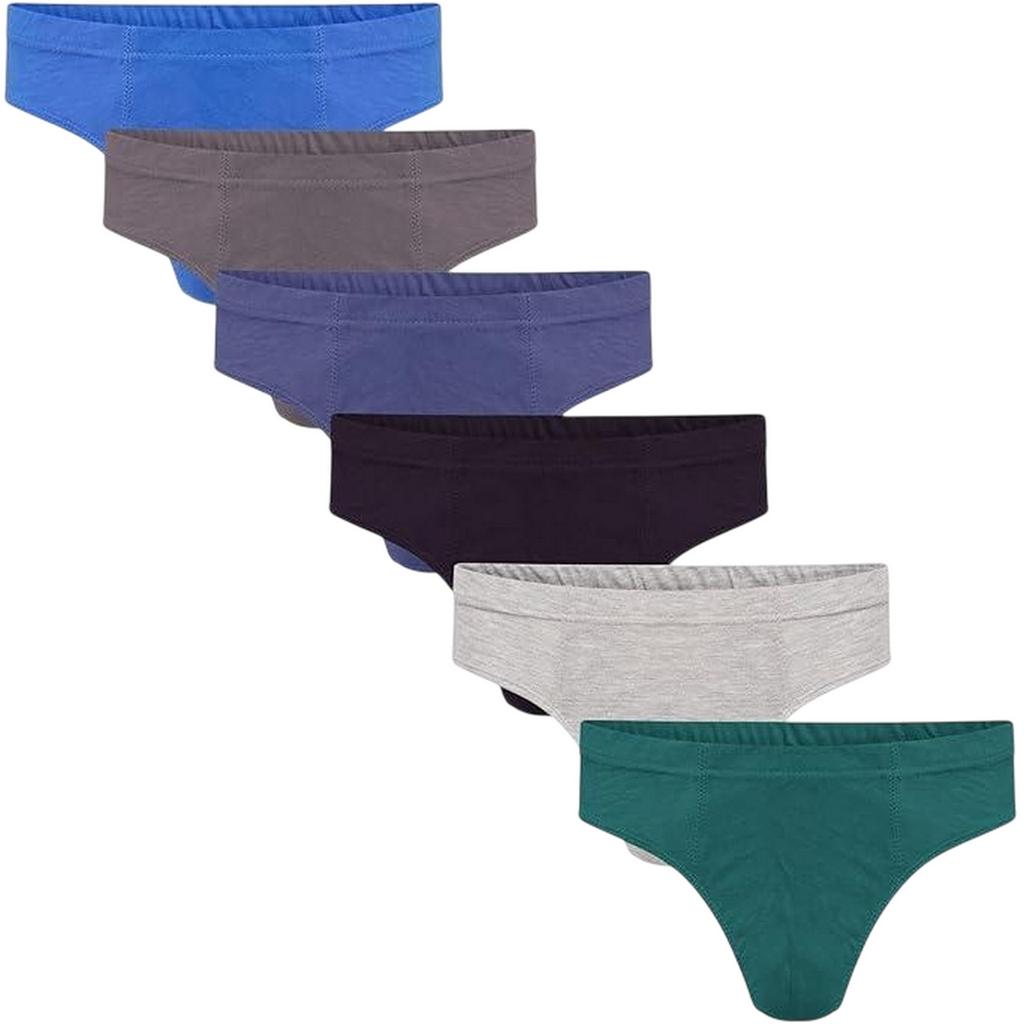 Keanu Boys Plain Briefs (Pack of 6)