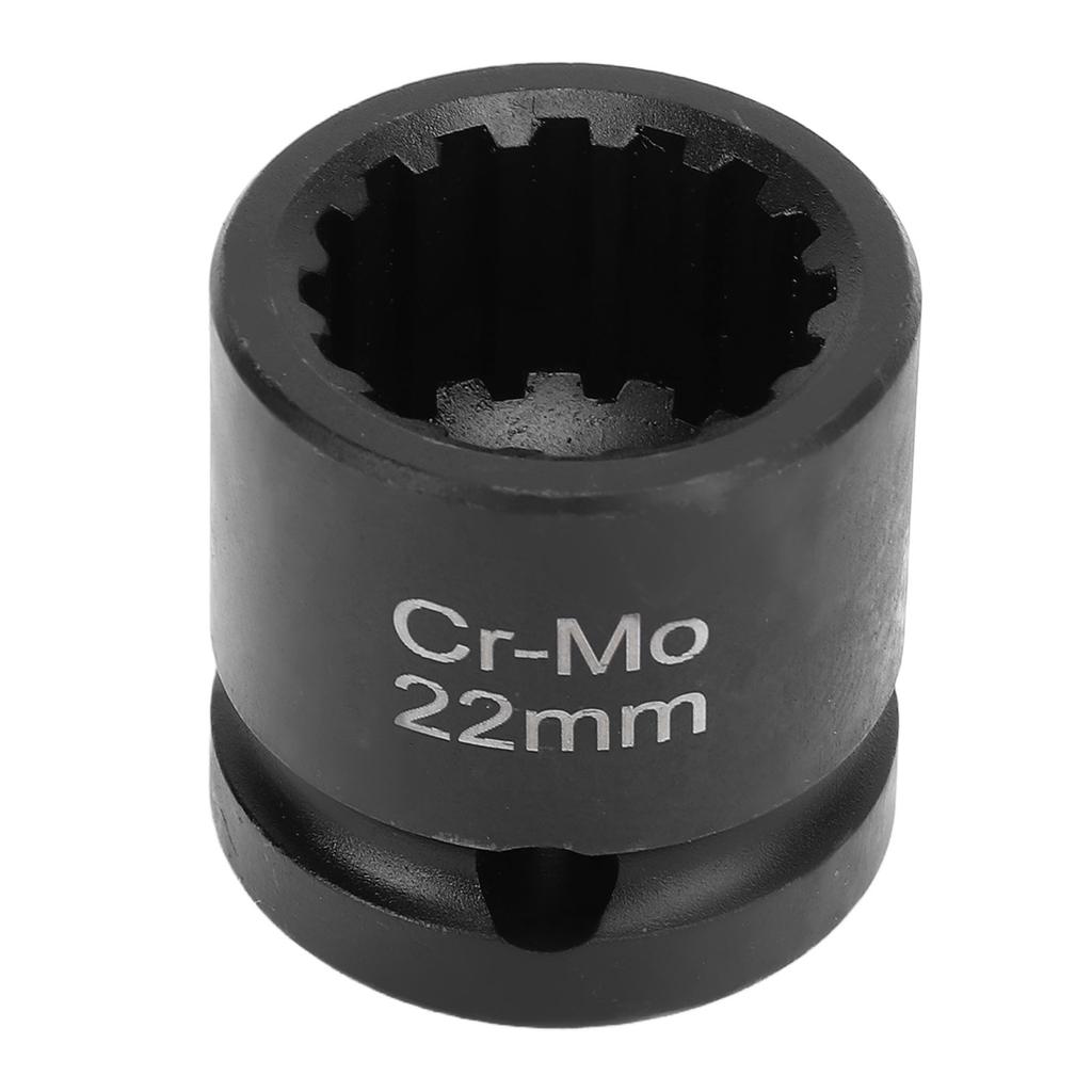 Centralventilhylsa 22mm 16 punkter 12-kantfäste Krommolybden för 230i 318i 330e 330i 340i 430i