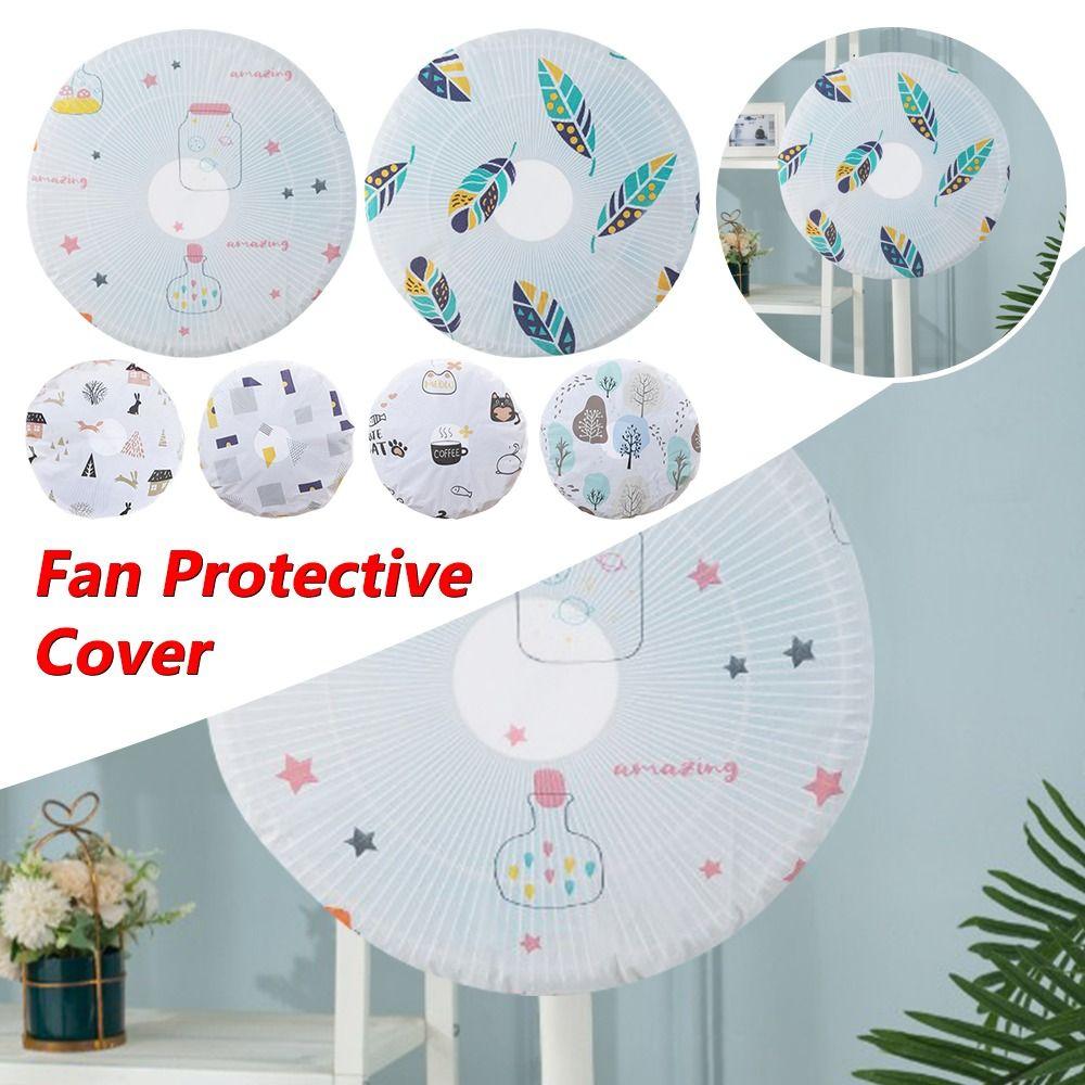 Waterproof Fan Dust Protective Cover Reusable Electric Fan Cover Creative Elastic Dust Covers