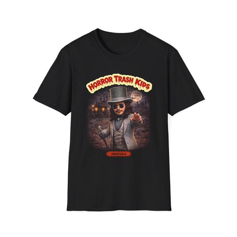 Horror Trash Bram stokers dracula Unisex T-Shirt | spooky vintage horror tee L