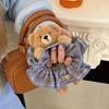 High Elasticity Plush Bear Hair Rope Cute Ponytail Holder Elastic Hair Bands Hair Ring Korean Style Hair Ties Hair Accessories