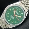 VINTAGE REFURBISHED SEIKO AUTOMATIC 6309A JAPAN MENS GREEN DIAL WATCH A442716-1