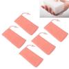 Mesh Soap Pouch Exfoliating Soft Drawstring Design Soap Foaming Net for Body Facial Cleaning Pink 5pcs