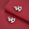 Sterling Silver S999 Rocking Horse Pendant Necklace and Bracelet Charm - Handmade DIY Silver Accessories