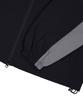 STANDARDERROR 87-Stan268 Nylon Track Color Block Curved Hood Gorp Windbreaker Black