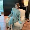 Pullover Sweater Knitted Sling Dress Set