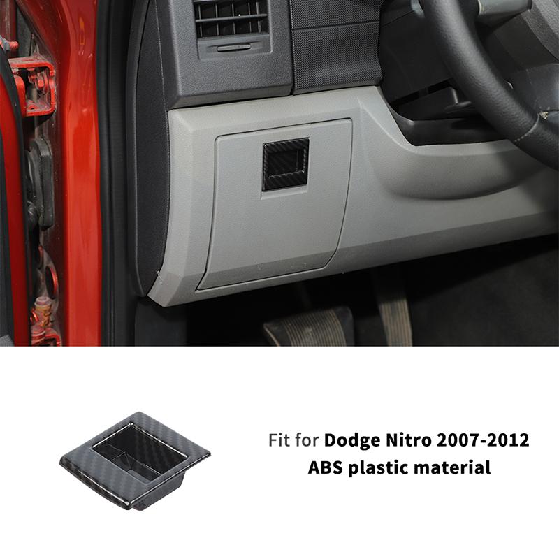 

HEBE Carbon Fiber Grain Car Interior Decoration Cover Stickers for Dodge Nitro 2007 2008 2009 2010 2011 2012 Accessories