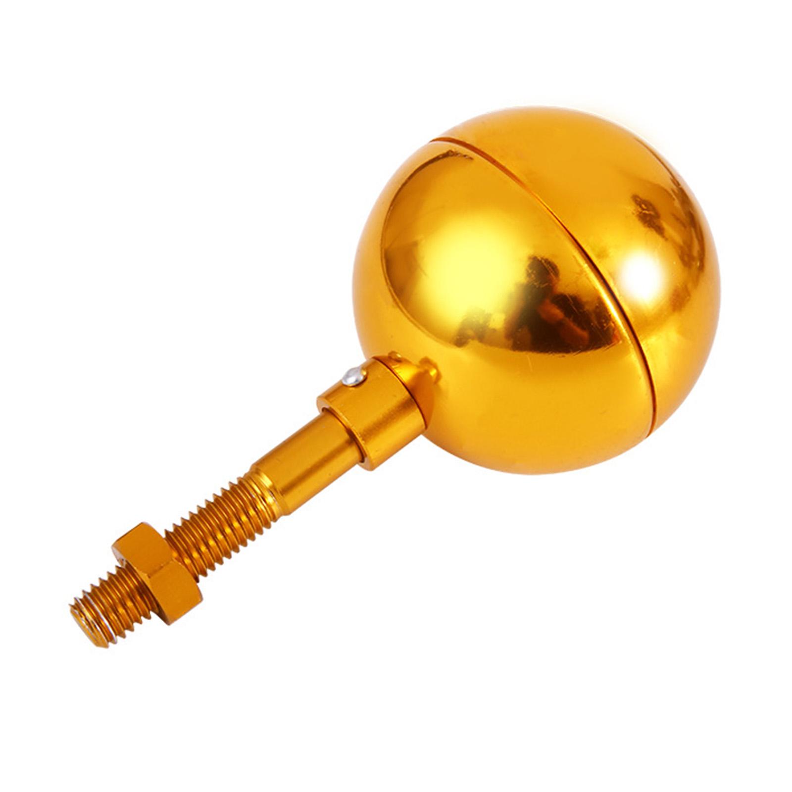 

Gold Anodized Aluminum Flagpole Sphere Toppers Ornament Weatherproof Flagpole Toppers Ornament For Outdoor Use 1