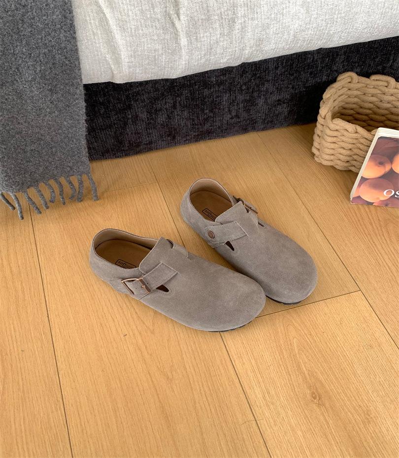 

Birken shoes women s 2025 autumn new one-pedal beanie shoes big head ugly cute shoes retro Birken lazy shoes 40