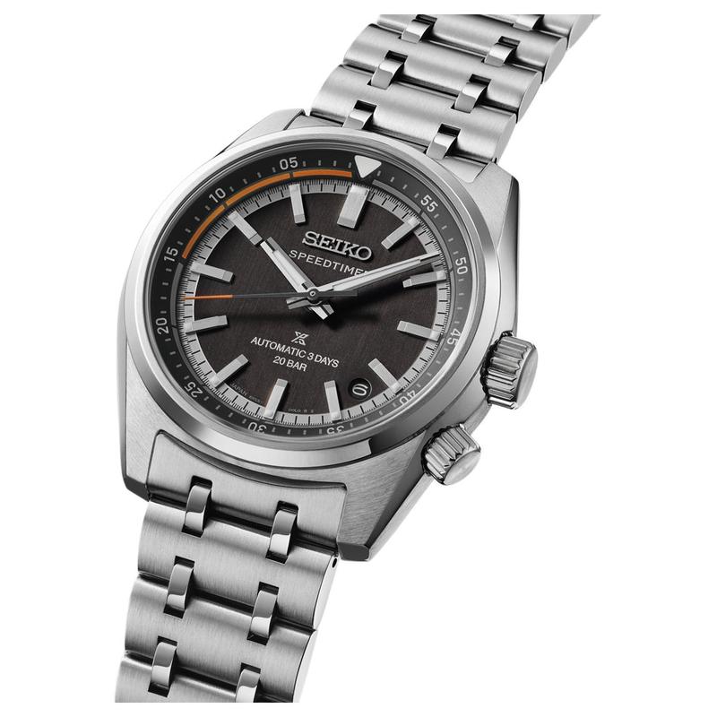 SEIKO prospex 200 meters waterproof automatic/manual mechanical movement Steel Strap 39.5mm men's watch black dial SPB515
