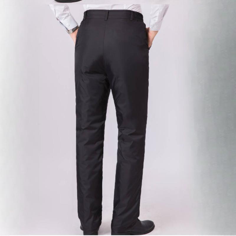 Winter Down Pants Men's Outer Wear High Waist Thick Casual Loose Large Size Warm Men's Cotton Pants
