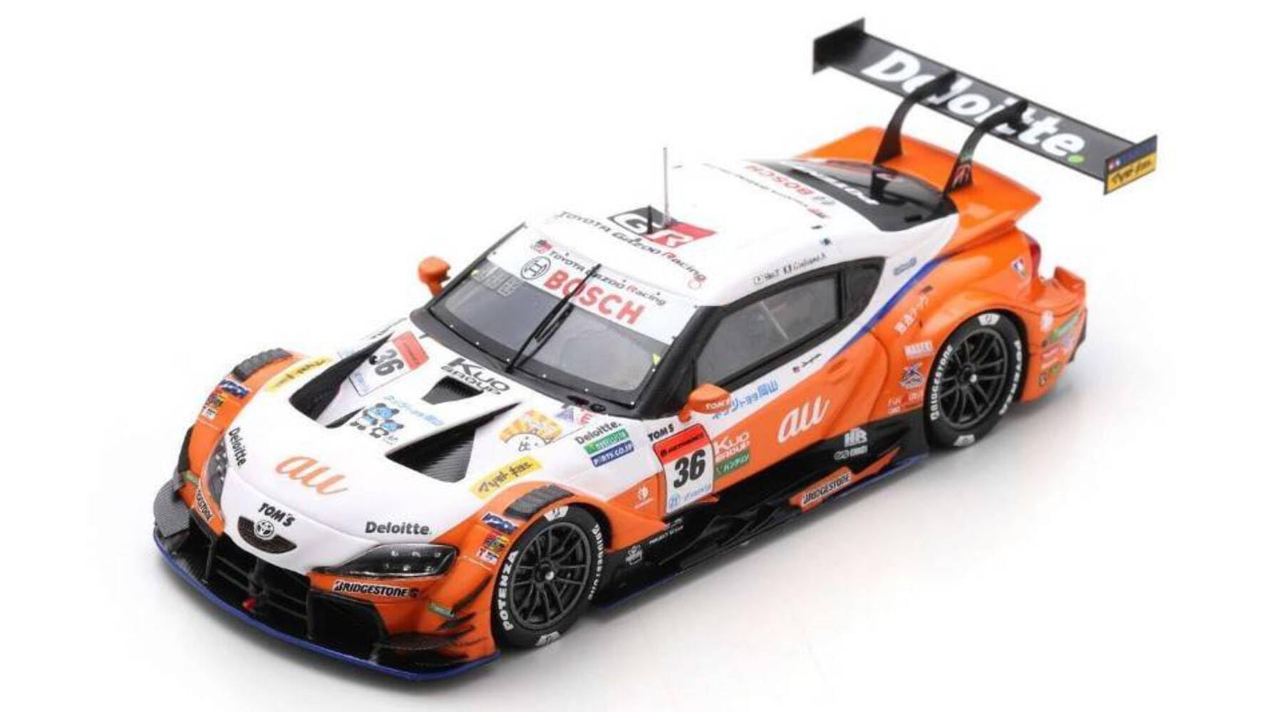 

Spark au GR Supra TGR 2022 Super GT GT500 Sho Alesi 1/43 Tom s #36 Tsuboi/G.