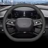 High Leather Braid On Car Auto Steering Wheel Cover Wrap for Geely Boyue Cool Boyue L 2026 2026 2026 2026 Double D Type