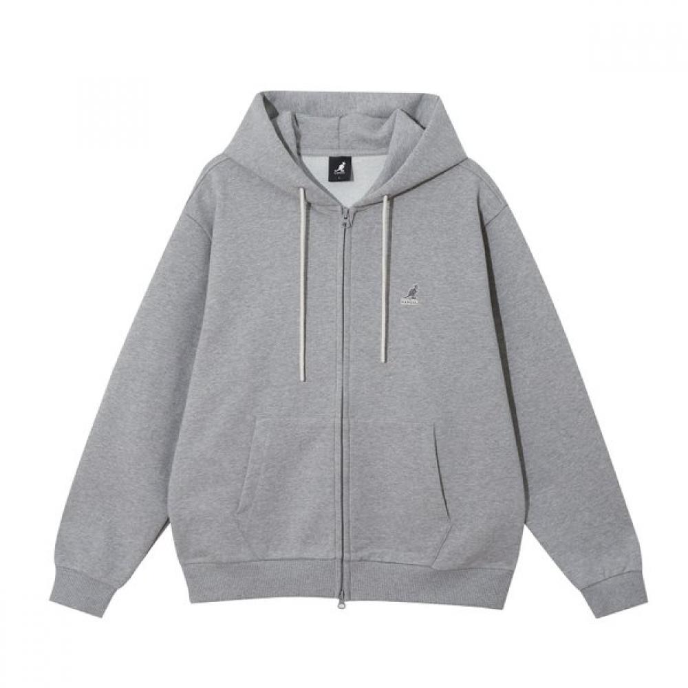 

Kangol Zip Up Hoodie Melange Gray 5145 SS
