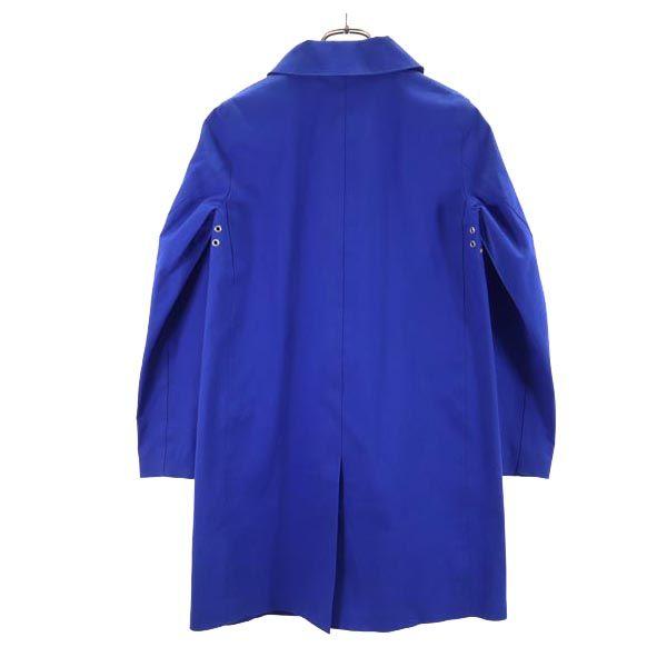 Mackintosh Made In the UK Stainless Collar Coat 32 Blue Rubberized Women Used