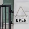 Double Sided Hanging Sign With Ring Open and Closed Club Business Sign  Shop