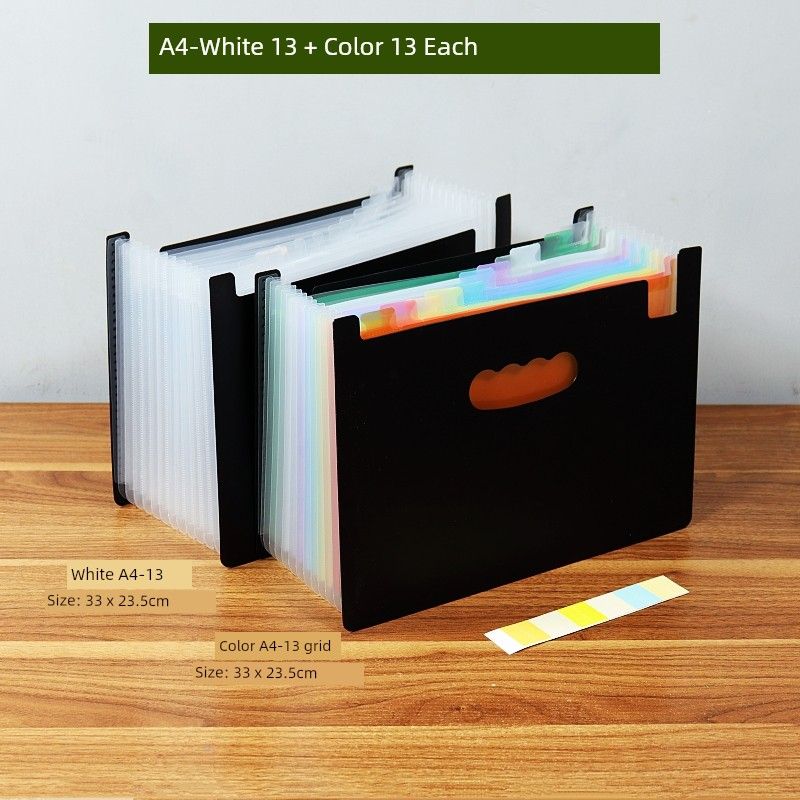 A3 File Holder Satchel Folder Vertical Student Art Works Favorites Poster 8K Manuscript Folder Large Capacity