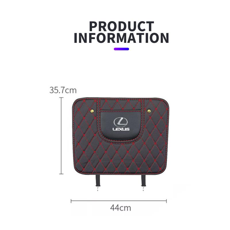 Car Seat Back Anti Kick Pad Leather Interior Anti Scratch Protector Cover For Lexus EX300H RX450H IS300H ES300H NX RX GS Al20