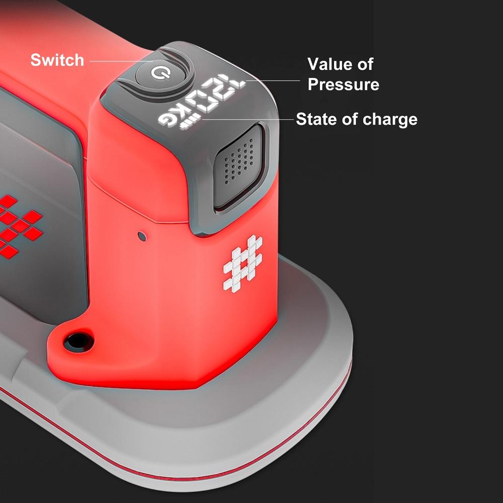 2400mAh Wiederaufladbarer Akku für schmale Panel-Hebeglas Elektrischer Vakuum-Saugnapf Fliesen Schwerlast-Lifter Saugnapf
